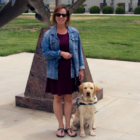 Jill, Kirby, guide dog