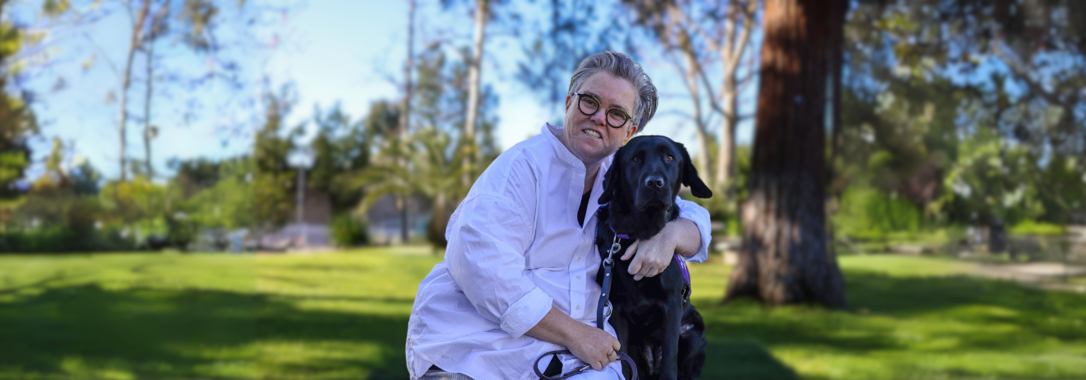 Rosie O'Donnell and Autism Service Dog, Kuma