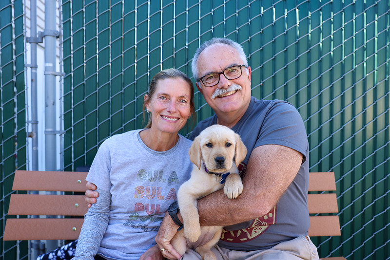 Holly & Bob Sjogren with Bula 