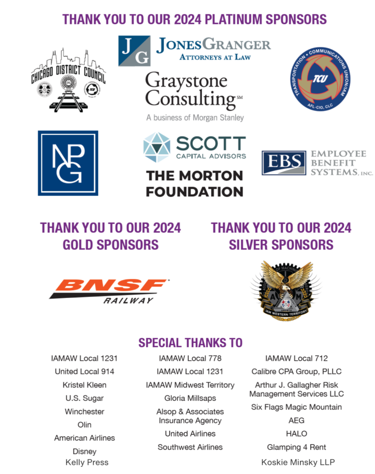 Platinum, Gold, & Silver Sponsors, Special Thanks to Event Supporters Las Vegas 2024