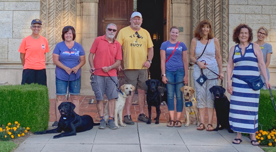 volunteer puppy raisers