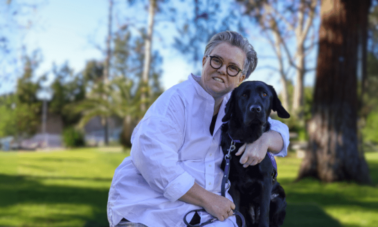 Rosie O'Donnell and Autism Service Dog, Kuma